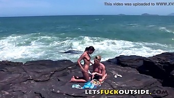 Outdoor Sex With Horny Babes Who Don'T Mind Getting Caught