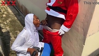 Santa And Hijab-Clad Babe Engage In Christmas Sex. Subscribe To Red.