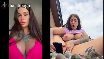 Tiktok Star'S Solo Session Ends With A Creampie