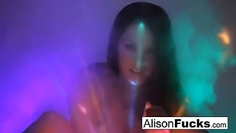 Alison Tyler, A Busty Beauty, Dances Seductively At The Disco