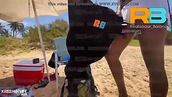 Baiano'S Wife Joins Him For Beach Sex With Kriss In Brazil