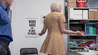 A Policeman Vigorously Fucks A Busty Middle-Aged Woman In His Workplace