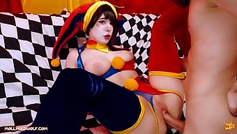 Get Ready For A Wild Ride With Pomni In The Digital Circus - A Cosplay Delight