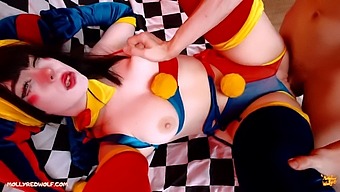Get Ready For A Wild Ride With Pomni In The Digital Circus - A Cosplay Delight