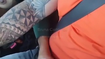 Blonde Babe Gets Creamed In Car During Passionate Encounter