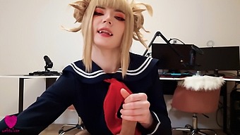 The Insatiable Himiko Toga From The Evil Society Takes Pleasure In Being Penetrated And Receiving A Facial