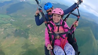 Verified Amateurs Experience Extreme Pleasure During Paragliding Adventure