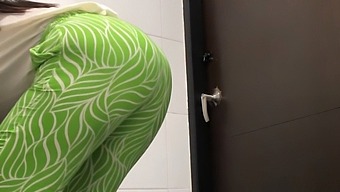 Secretly Recorded Video Of A Curvy Secretary Using The Restroom At Work