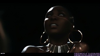 African Goddess Dominates Possessed Latina In Ai-Created Hentai