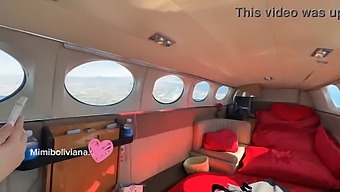 Jack Rippher And His Partner Indulge In Intimate Activities At High Altitude Aboard A Private Jet, Offering A Breathtaking View Of Las Vegas, While He Showcases His Impressive Endowment.