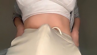 Stepdaughter'S Milking Frenzy Interrupted By Stepbrother