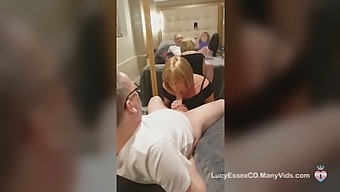 Pauline, A Seductive Transgender Woman, Expertly Performs Oral Sex On Mike'S Large Penis Until He Reaches Climax In Her Mouth.