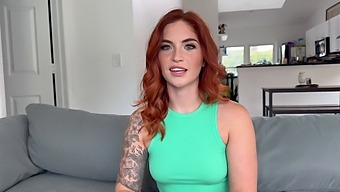Sexy Redhead Seeks Advice From Her Well-Endowed Neighbor