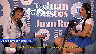 Juan Bustos Podcast Features Salome Gil'S Intense Dildo Masturbation Session