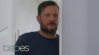 Small Tits Stepdad Fantasy Comes True With Big Cock Action