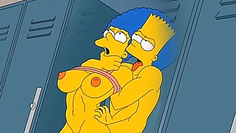 Marge, The Voluptuous Housewife, Experiences Intense Pleasure As She Receives A Torrent Of Hot Sperm In All Her Openings / Animated Pornography / Hentai