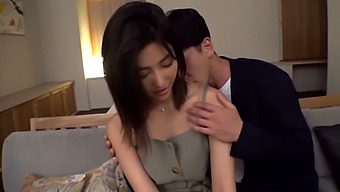 A Gorgeous Brunette Engages In Intense Hardcore Sex And Gives A Blowjob!