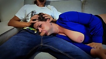 Stepson Gives A Deep, Intense Blowjob To His Beautiful Stepmom
