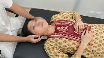 Petite Indian Babe Gets A Sensual Massage From Her Sexy Tutor