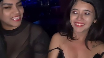 A Slender Young Woman Engages In A Steamy Encounter At The Swinger'S Club, Passionately Riding A Man'S Shaft