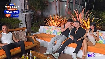 Max Betancur And Tatiana Alvarez In A Hot Scene Of A Cuckold Boyfriend.