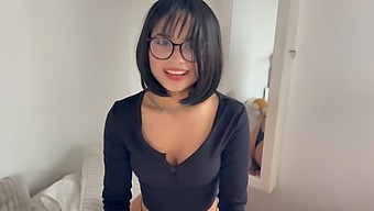 Anime Girl Loses A Bet And Gets A Facial On Her Big Thighs